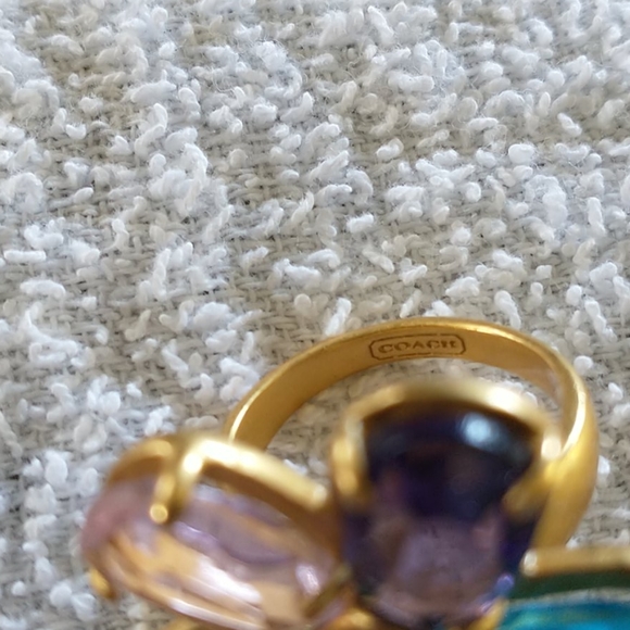 Coach Vintage Necklace and Statement Ring - Picture 9 of 12